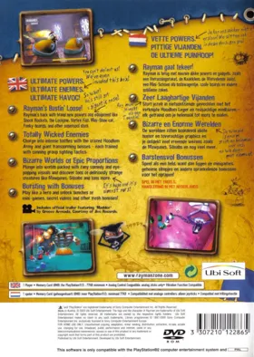 Rayman 3 - Hoodlum Havoc box cover back